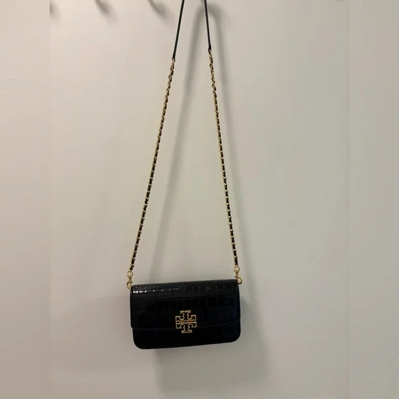 Tory Burch Britten Croc Leather Crossbag - Picture 6 of 14